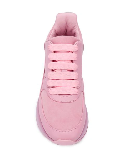 Shop Alexander Mcqueen 586410whrub 5513 Furs & Skins->calf Leather In Pink