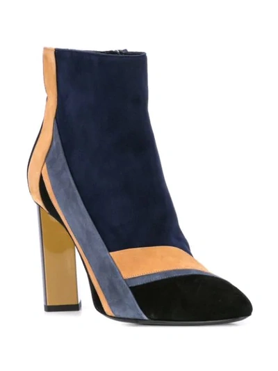 Shop Pierre Hardy Alpha Plus Ankle Boots In Blue