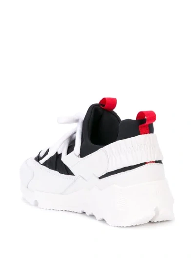 Shop Pierre Hardy Trek Comet Low-top Sneakers In White