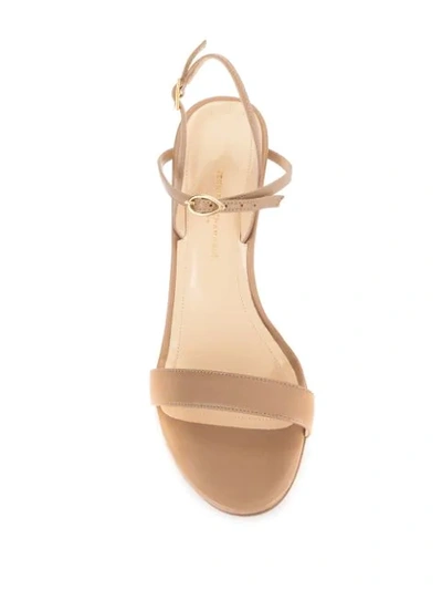 Shop Jennifer Chamandi Tommaso Slingback Sandals In Neutrals