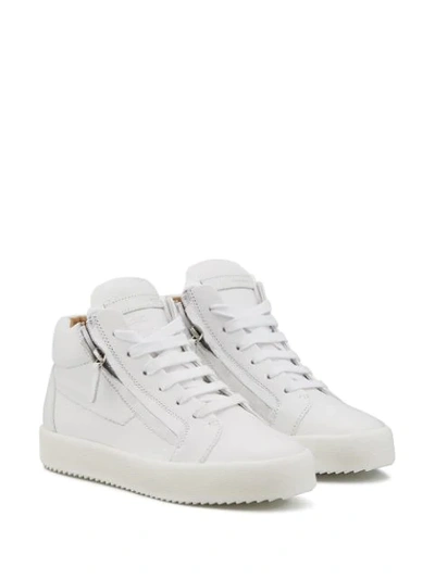 Shop Giuseppe Zanotti Justy Sneakers In White