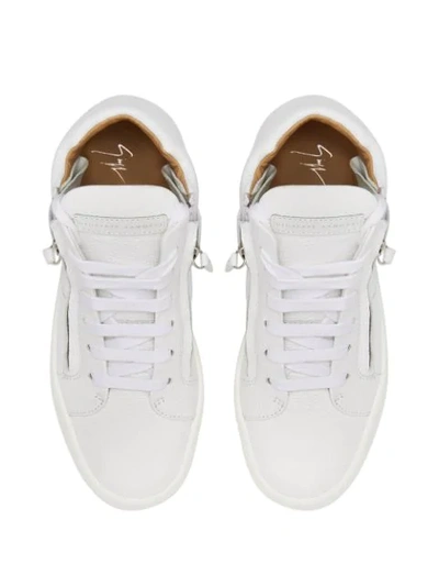 Shop Giuseppe Zanotti Justy Sneakers In White