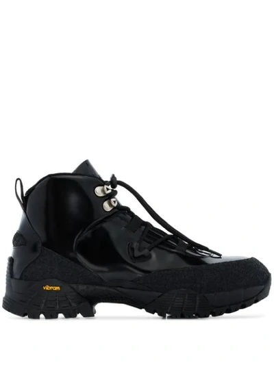 Shop Alyx Lace-up Hiking Boots In Black