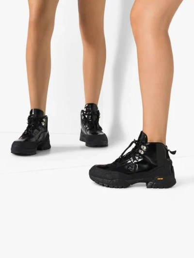 Shop Alyx Lace-up Hiking Boots In Black