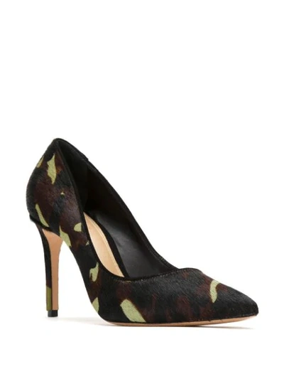 Shop Schutz Camouflage Printed Pumps In Multicolour