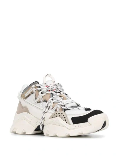 Shop Kenzo Inka Low-top Sneakers In White