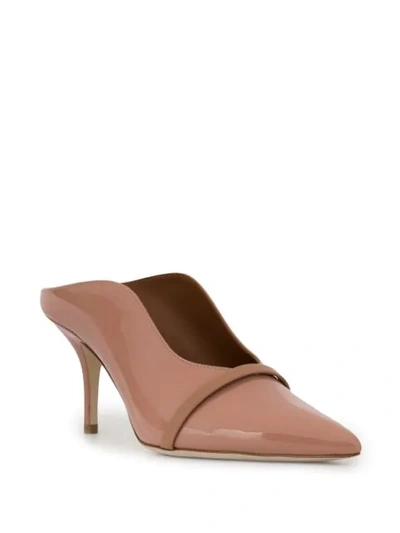 Shop Malone Souliers Constance Pointed Toe Mule Pumps In Pink