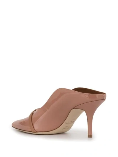 Shop Malone Souliers Constance Pointed Toe Mule Pumps In Pink