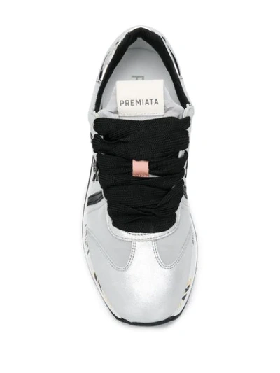 Shop Premiata Conny Sneakers In Silver