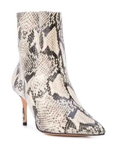 Schutz Bette Ankle Boots In White
