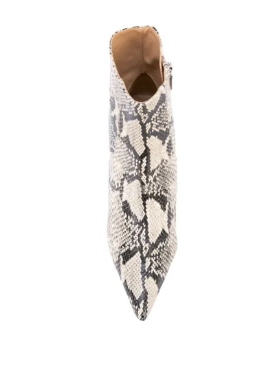 Schutz Bette Ankle Boots In White