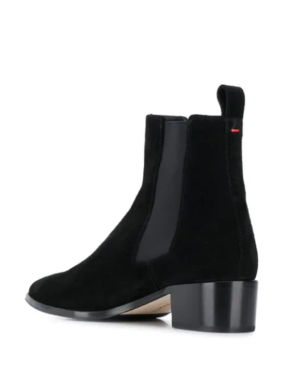 Shop Aeyde Lou Suede Ankle Boots In Black