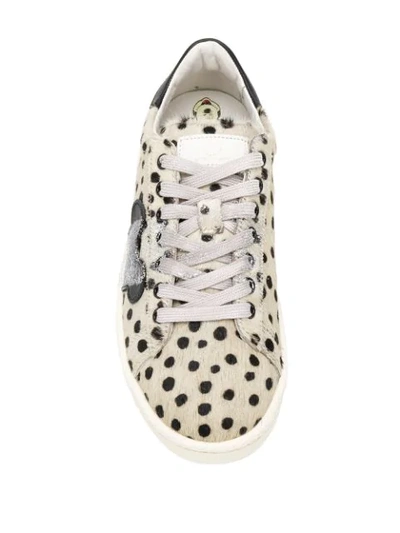 Shop Moa Master Of Arts Animal Print Sneakers In Neutrals