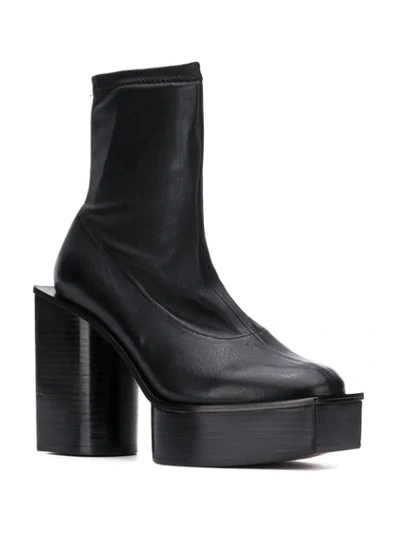 Shop Clergerie Bonnie Platform Boots In Black