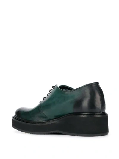 Shop Cotélac Lace-up Oxford Shoes In Green