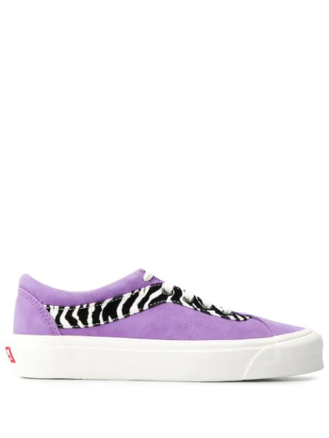 purple low top vans