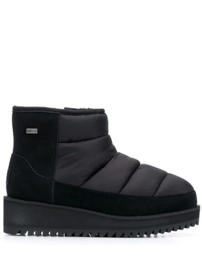 Shop Ugg Quilted Ankle Boots In Black