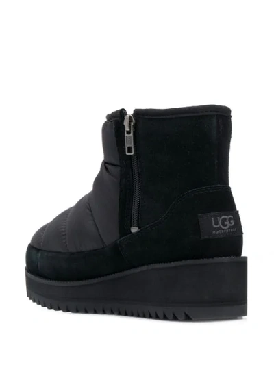 Ugg Quilted Ankle Boots In Black