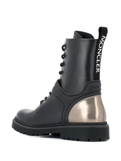 Shop Moncler Calypso Ankle Boots In Black