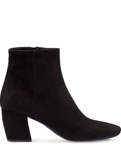 prada chunky heel boots