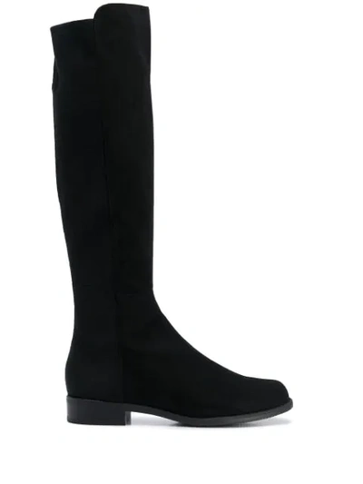 Shop Stuart Weitzman Halfnhalf Knee-high Boots In Black