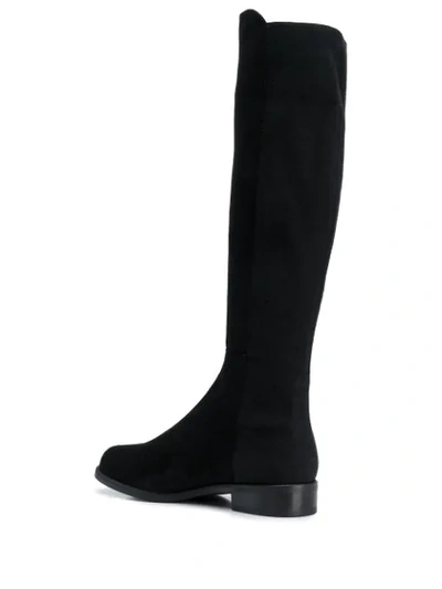 Shop Stuart Weitzman Halfnhalf Knee-high Boots In Black
