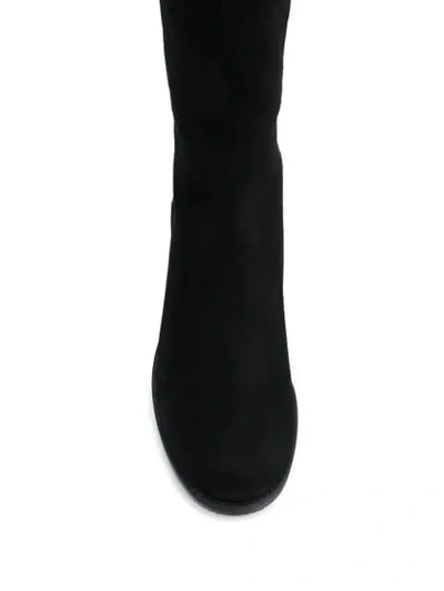 Shop Stuart Weitzman Halfnhalf Knee-high Boots In Black