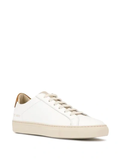 Shop Common Projects Klassische Sneakers In White Tan 0502