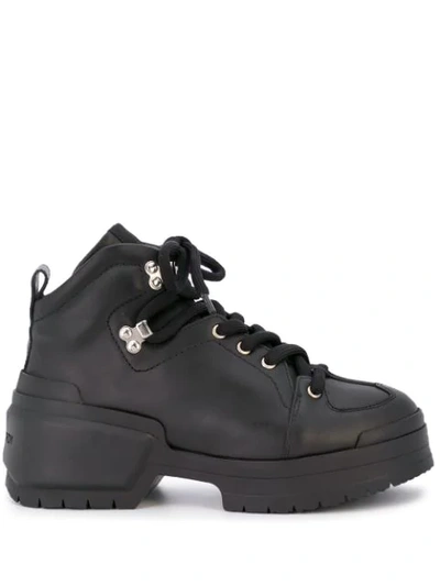 Shop Pierre Hardy Hardy Trapper Boots In Black