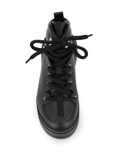 Shop Pierre Hardy Hardy Trapper Boots In Black