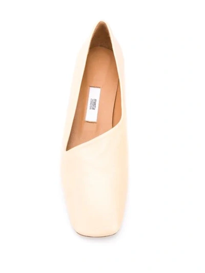Shop Miista Coraline Asymmetric Loafers In Neutrals