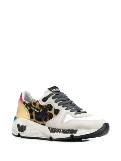 Shop Golden Goose Running Sneakers In Grey