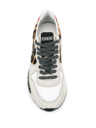 Shop Golden Goose Running Sneakers In Grey