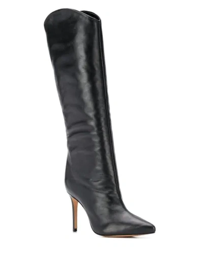 Shop Schutz High-heel Knee-length Boots In Black