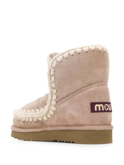 Shop Mou Eskimo 18 Snow Boots In Neutrals