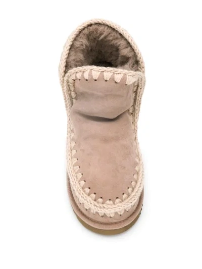 Shop Mou Eskimo 18 Snow Boots In Neutrals