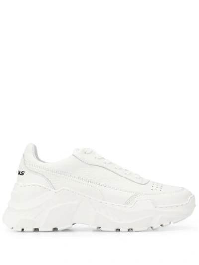 Shop Joshua Sanders Zenith Chunky Sneakers In White