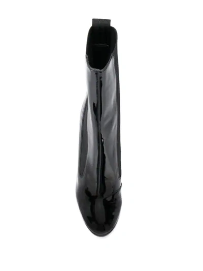 Shop Gcds Logo Heel Boots In Black