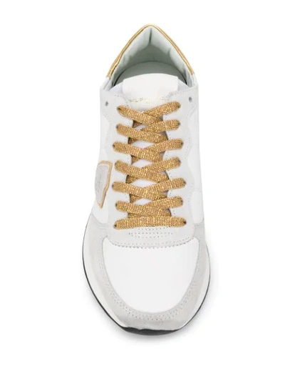 Shop Philippe Model Trpx Mixage Sneakers In White