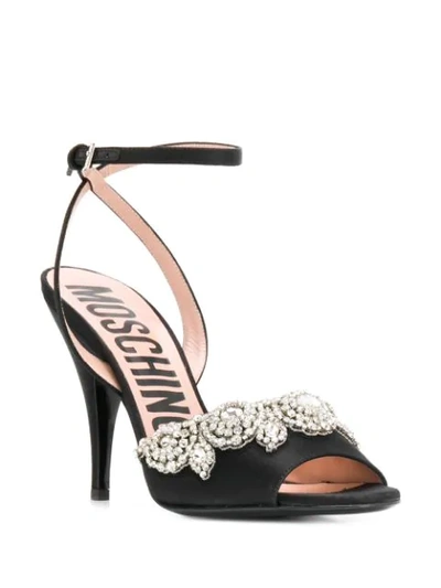 BEJEWELED HIGH-HEEL SANDALS