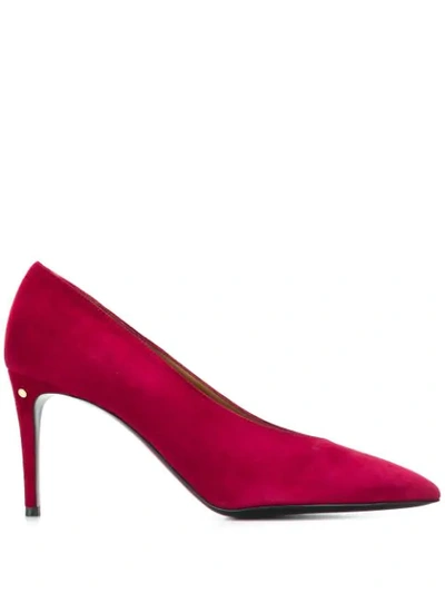 Shop Laurence Dacade Pointed Pumps In Red