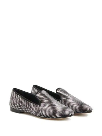 Shop Giuseppe Zanotti Lindy Loafers In Black