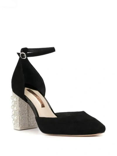 Shop Sophia Webster Toni D'orsay Pumps In Black