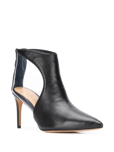 Alexandre Birman Cut-out Detail Ankle Boots In Black