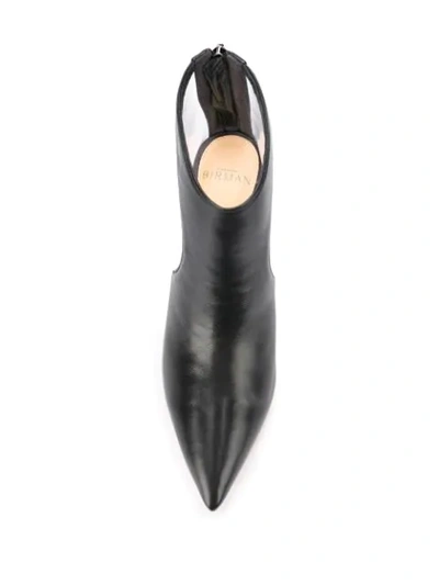 Alexandre Birman Cut-out Detail Ankle Boots In Black