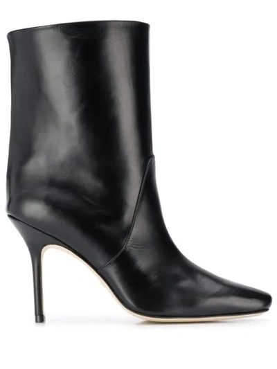 Shop Stuart Weitzman Pointed Toe Boots In Black