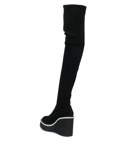 Shop Clergerie Belize Thigh-high Boots In Black