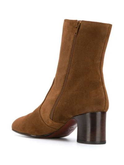Shop Chie Mihara Nanaylon Ankle Boots In Brown