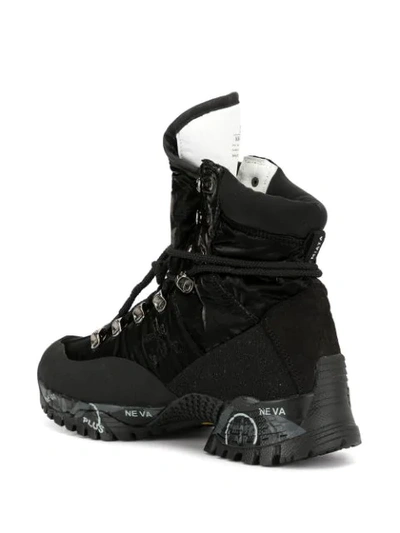 Shop Premiata Mid-trek Boots In Black