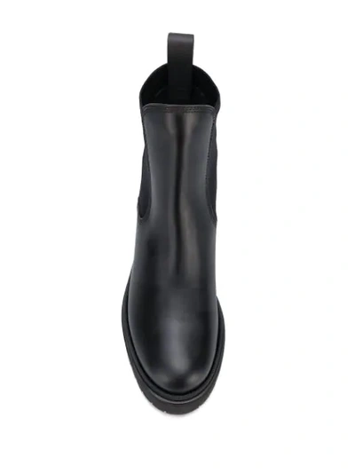 Shop Moncler Vera 65mm Chelsea Boots In Black